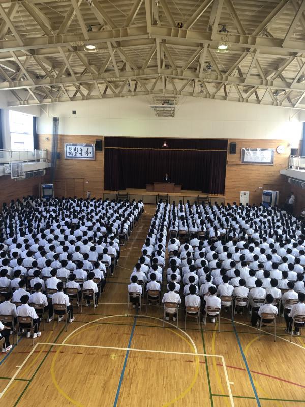 １学期終業式