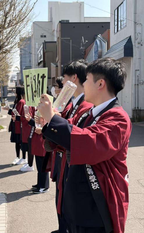 あおもり桜マラソン賑やかし活動（4月19日）